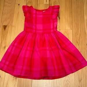 Cat & Jack Vibrant Pink Plaid Dress
